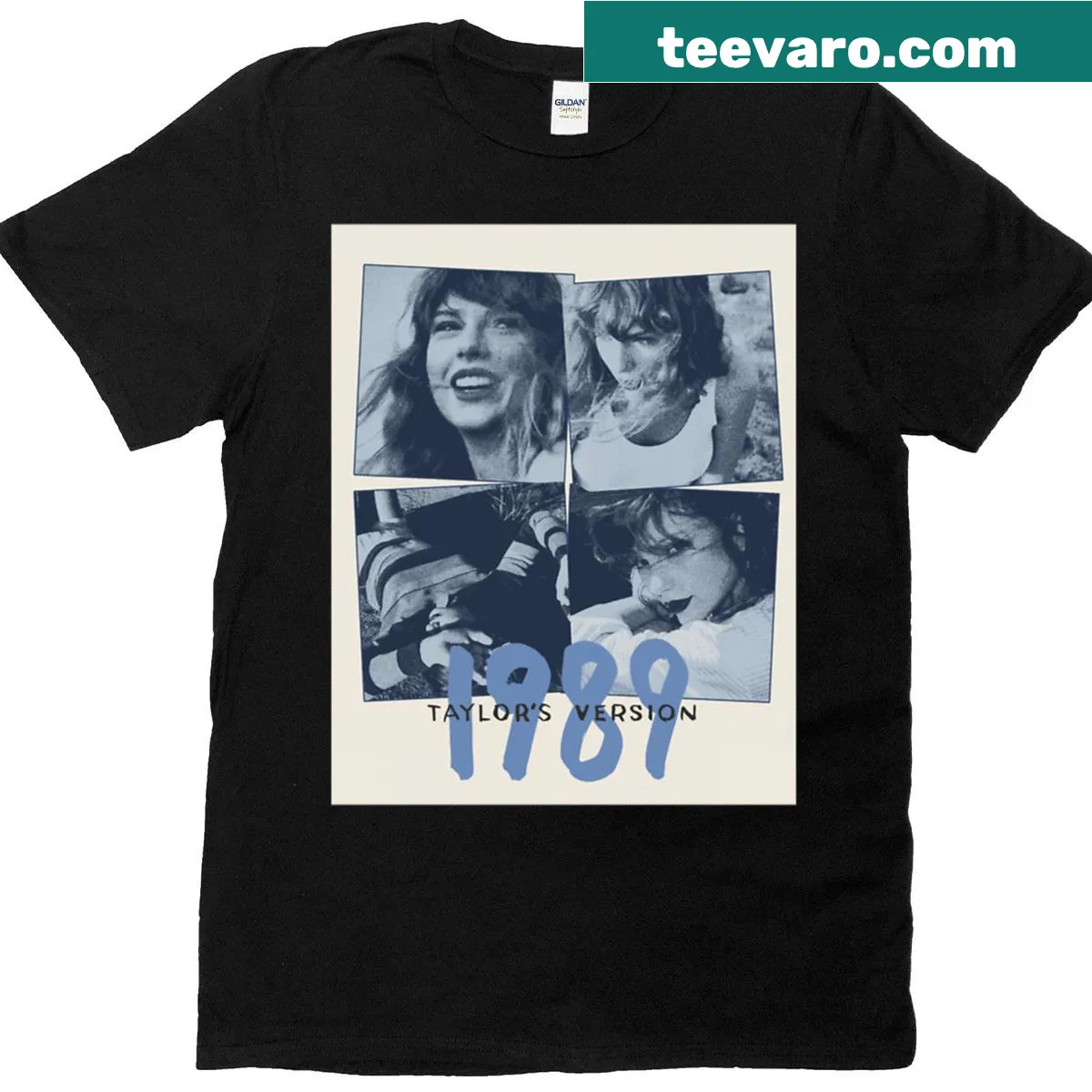 Music-themed T-shirt featuring a beautiful song poster design — on a men's t-shirt
