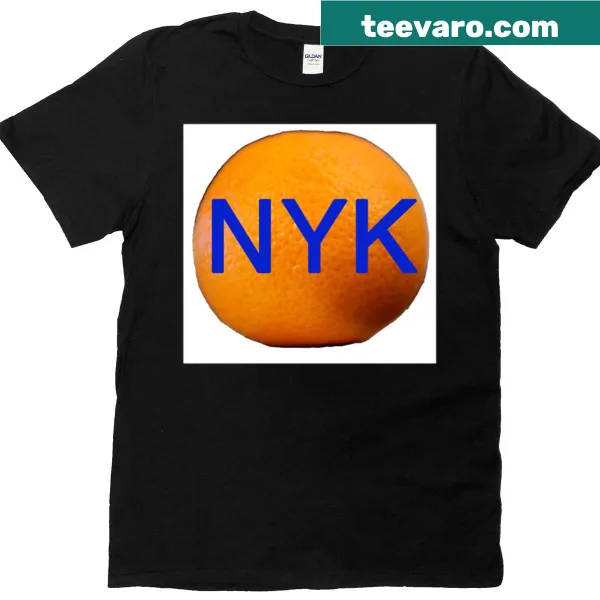 T-shirt featuring 'The Big Orange' and 'Nyk' design