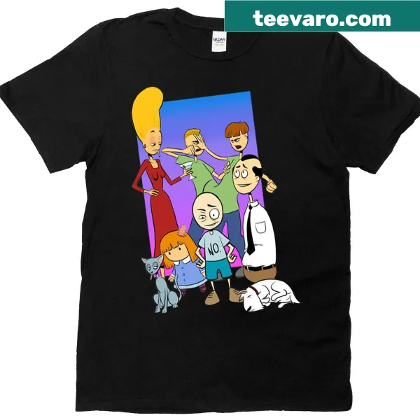 T-shirt featuring graphic from The Oblongs animated series