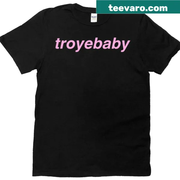 Oversized T-shirt featuring Troye Sivan with a playful design
