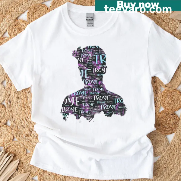Minimalist Troye Sivan t-shirt with his name