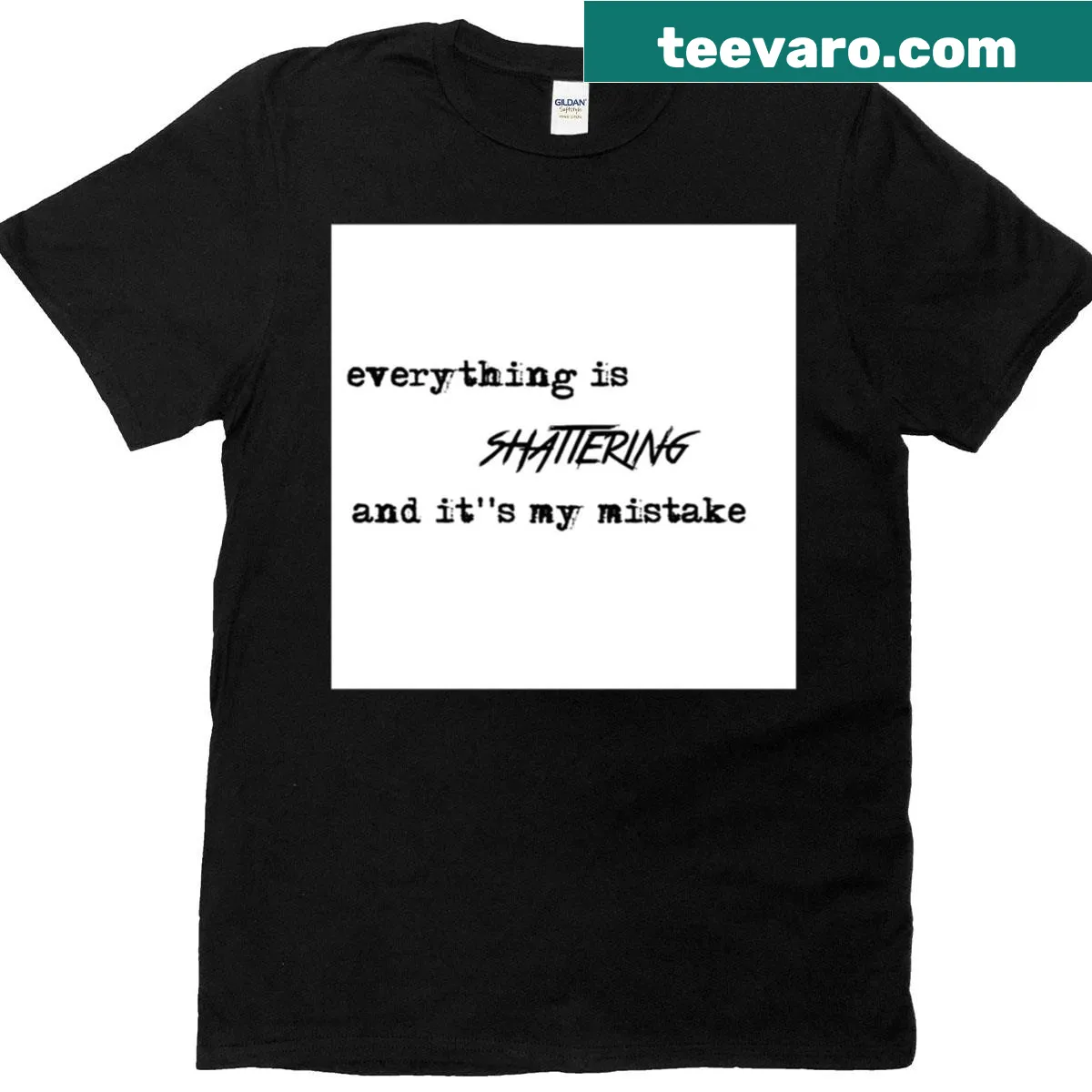 Troye Sivan fools t-shirt with appealing typography design — on a men's t-shirt