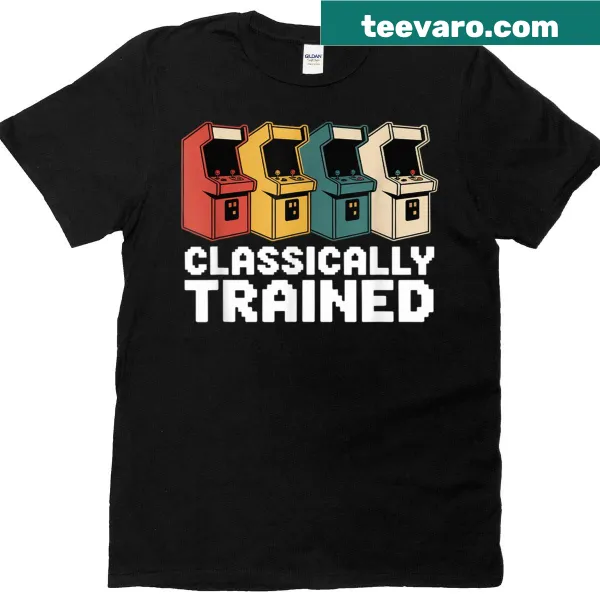 Vintage arcade cabinet T-shirt for gamers