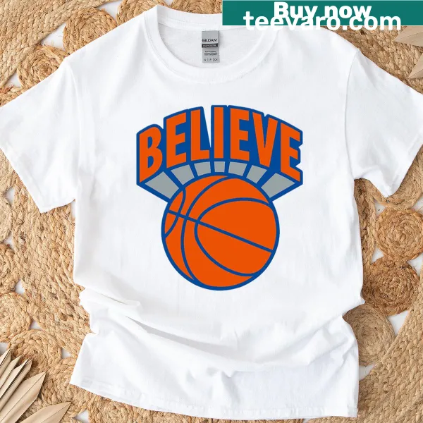 Team spirit t-shirt featuring a bold declaration of support for the Knicks