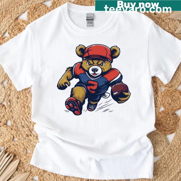 Bears Football T-shirt with bold typography for fans