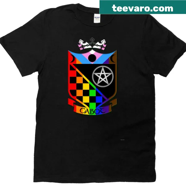 Cabot Pride Shield graphic T-shirt design