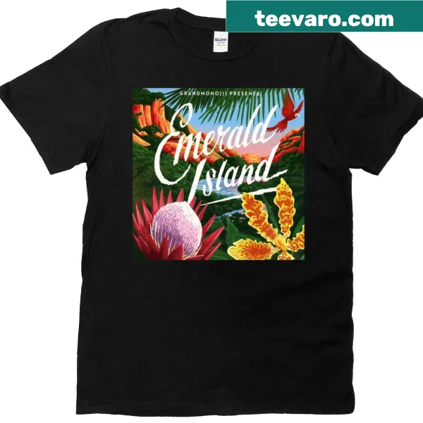 Caro Emerald Emerald Island album T-shirt with text design