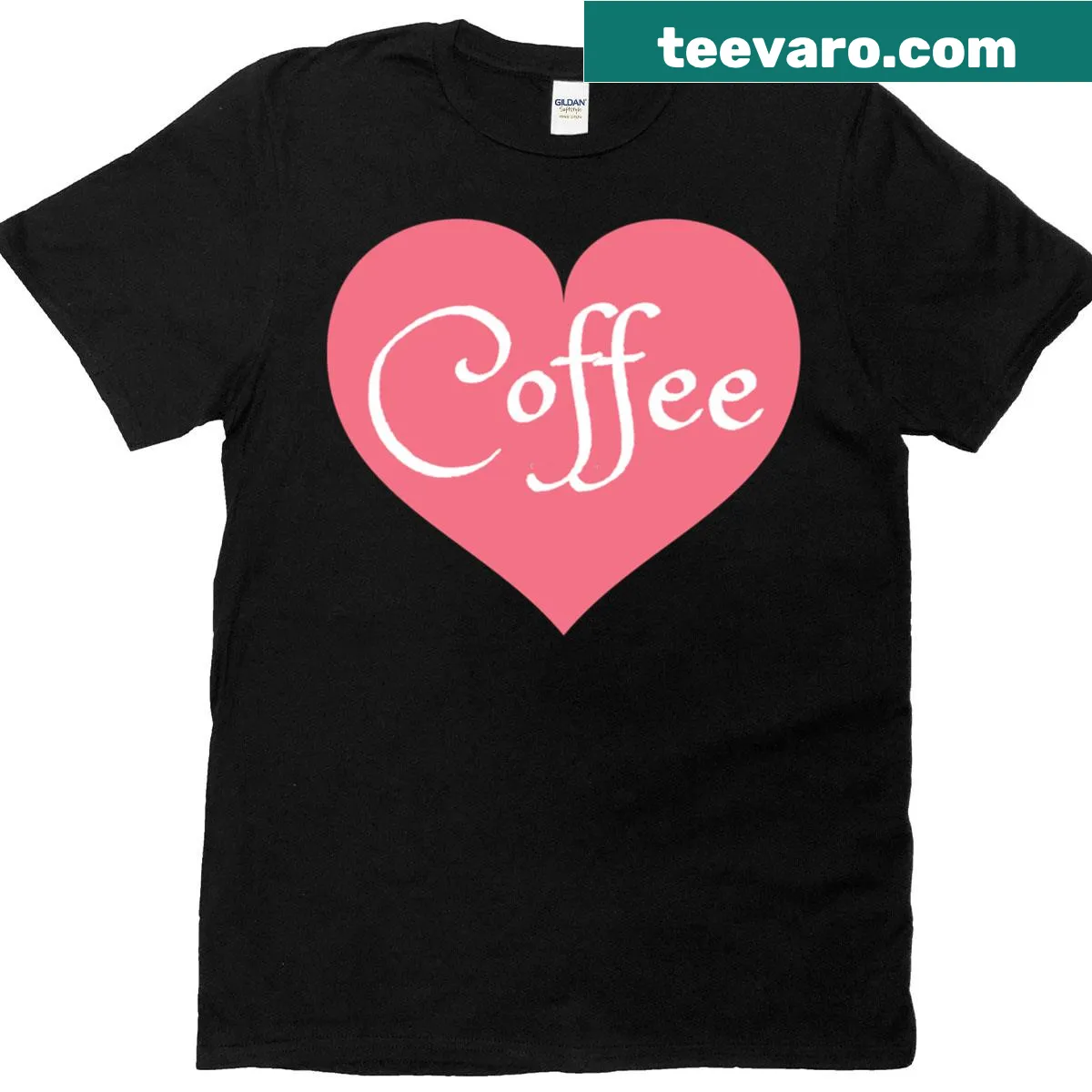 Coffee Lover T-shirt featuring a cheerful message — on a men's t-shirt