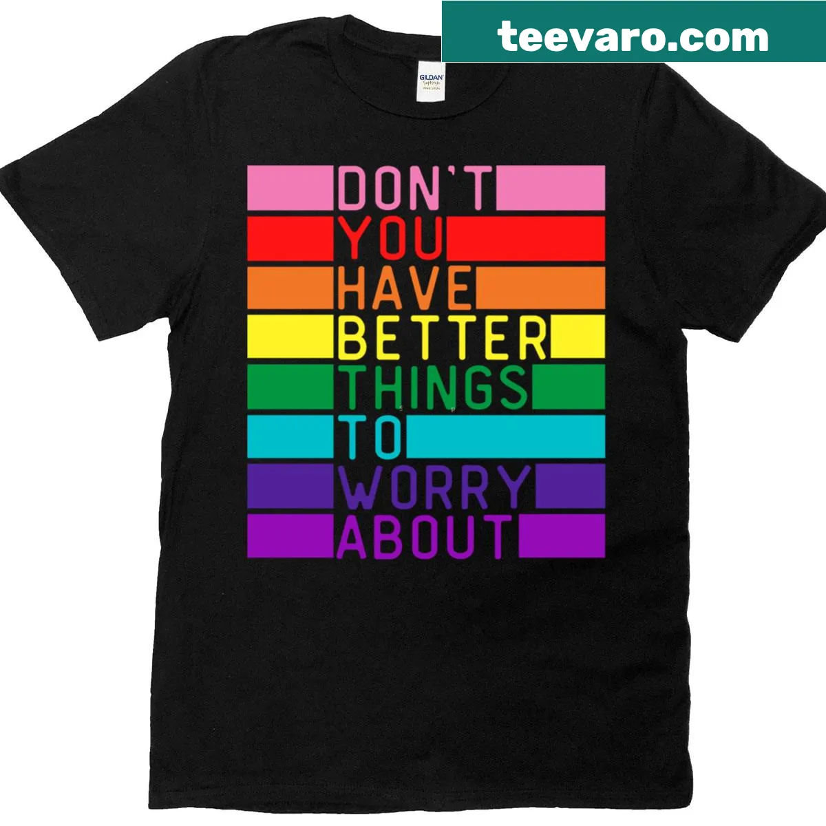 Playful LGBTQ pride t-shirt with a thought-provoking message — on a men's t-shirt