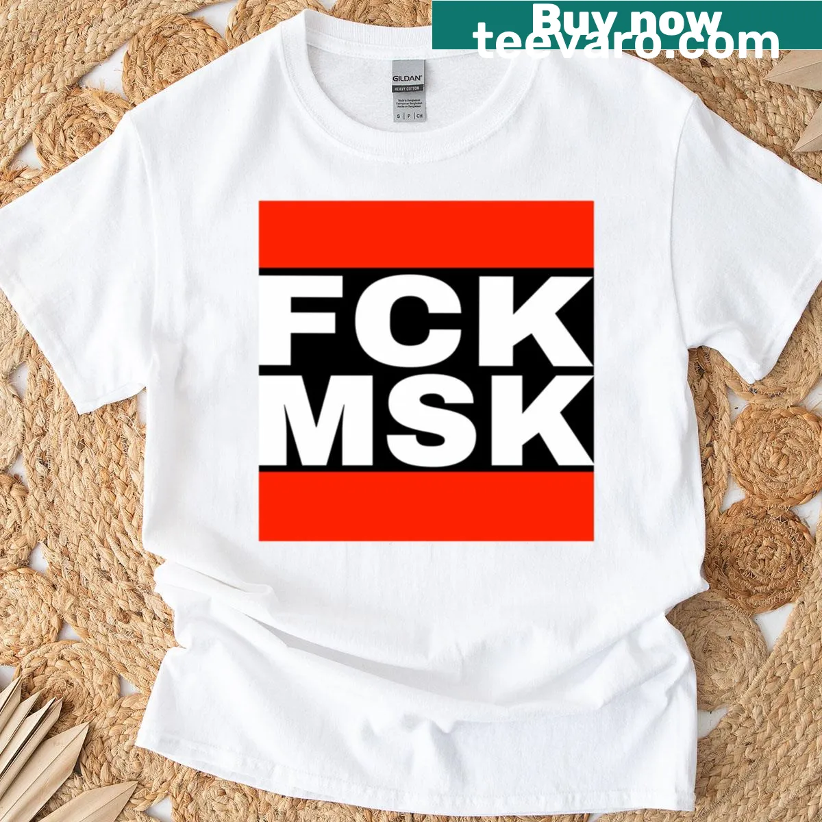 Bold text T-shirt for expressing strong opinions — on a men's t-shirt