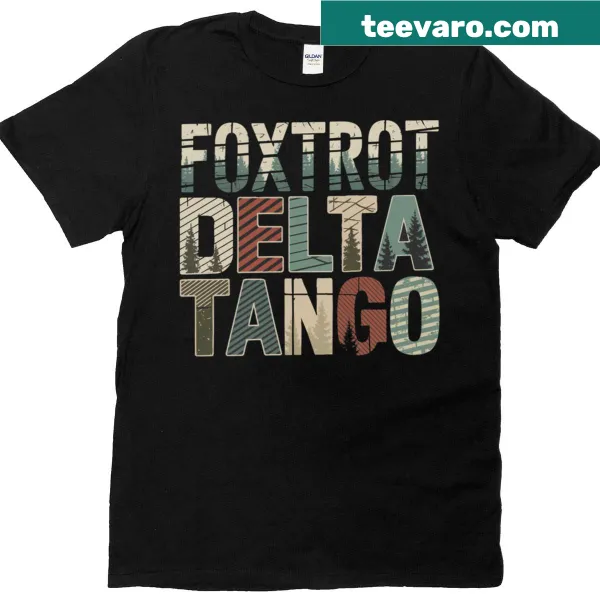Anti-Trump T-shirt with military phonetic alphabet and nature theme
