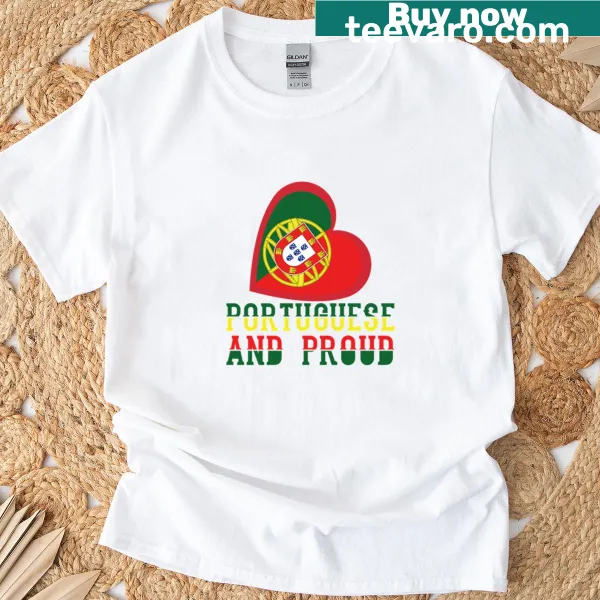 Portuguese flag graphic on a T-shirt