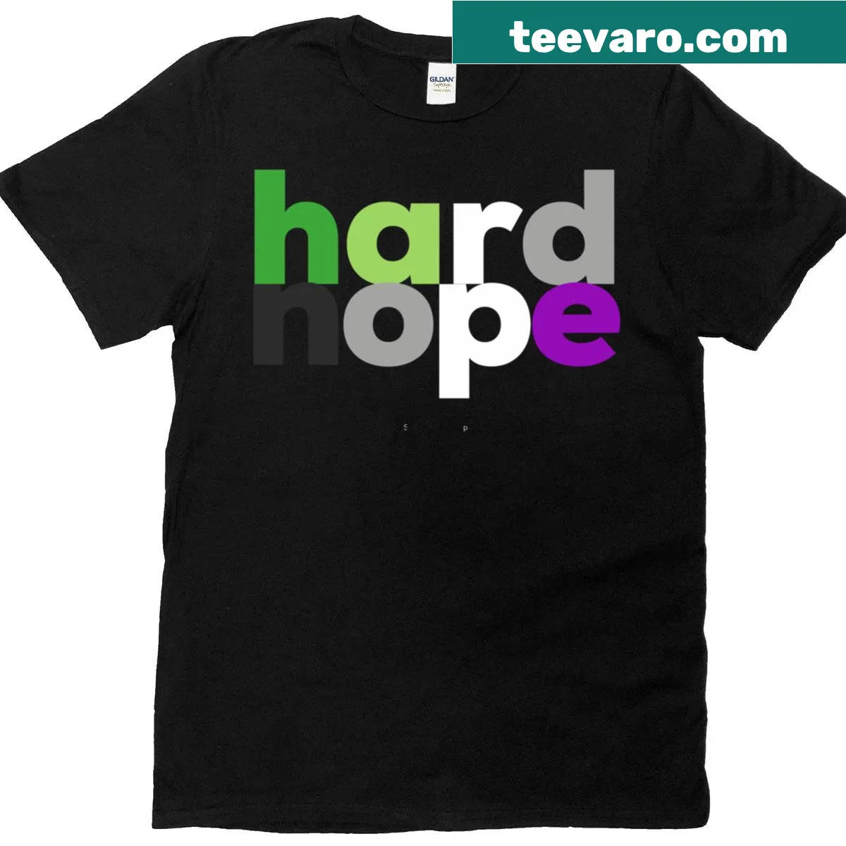 T-shirt with a bold message for the aroace community — on a men's t-shirt