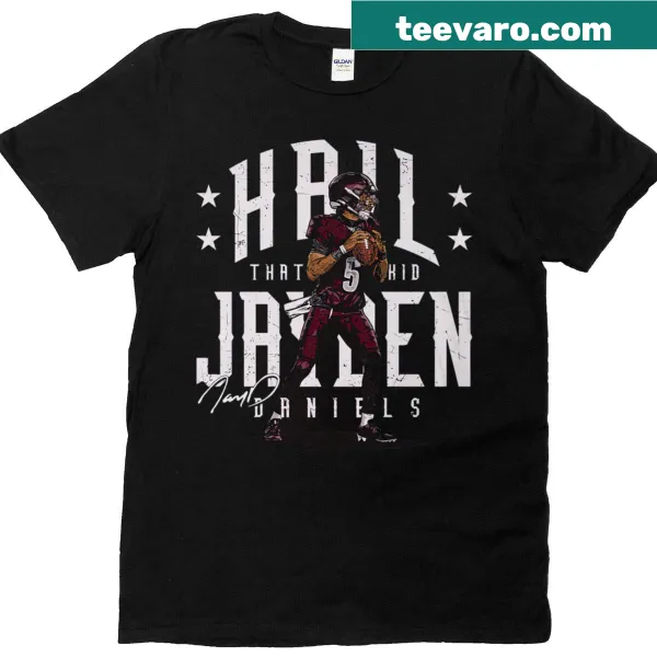 Player name t-shirt featuring Jayden Daniels