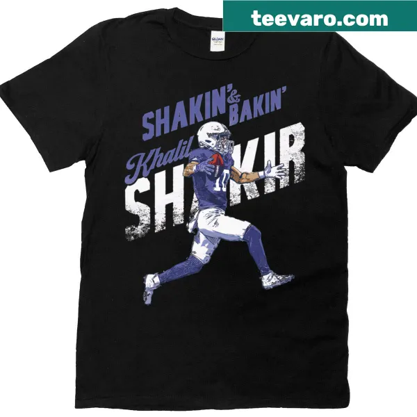 Vintage-style Buffalo sports graphic t-shirt featuring Khalil Shakir