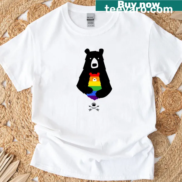Mama Bear graphic for LGBTQ+ mom t-shirt