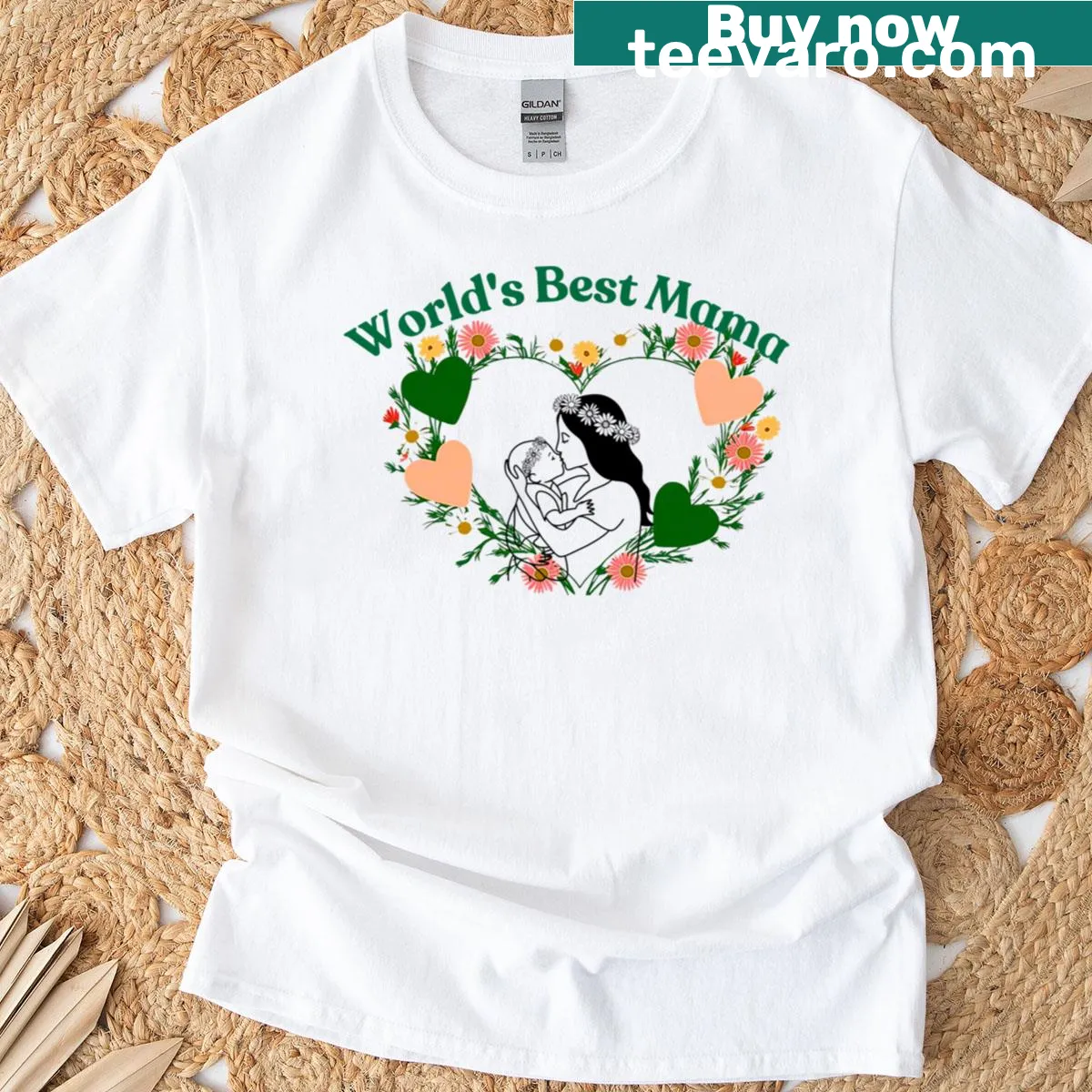 Heartfelt Mother's Day T-shirt for celebrating moms — on a men's t-shirt