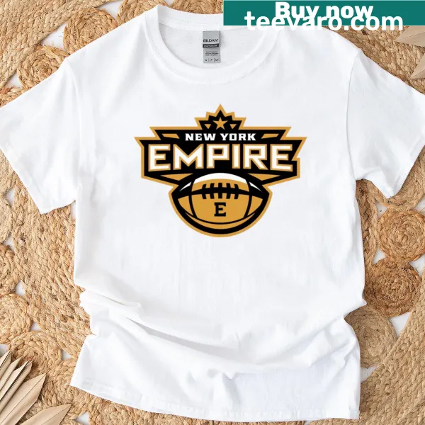 Typography design featuring the word 'Empire' on a T-shirt