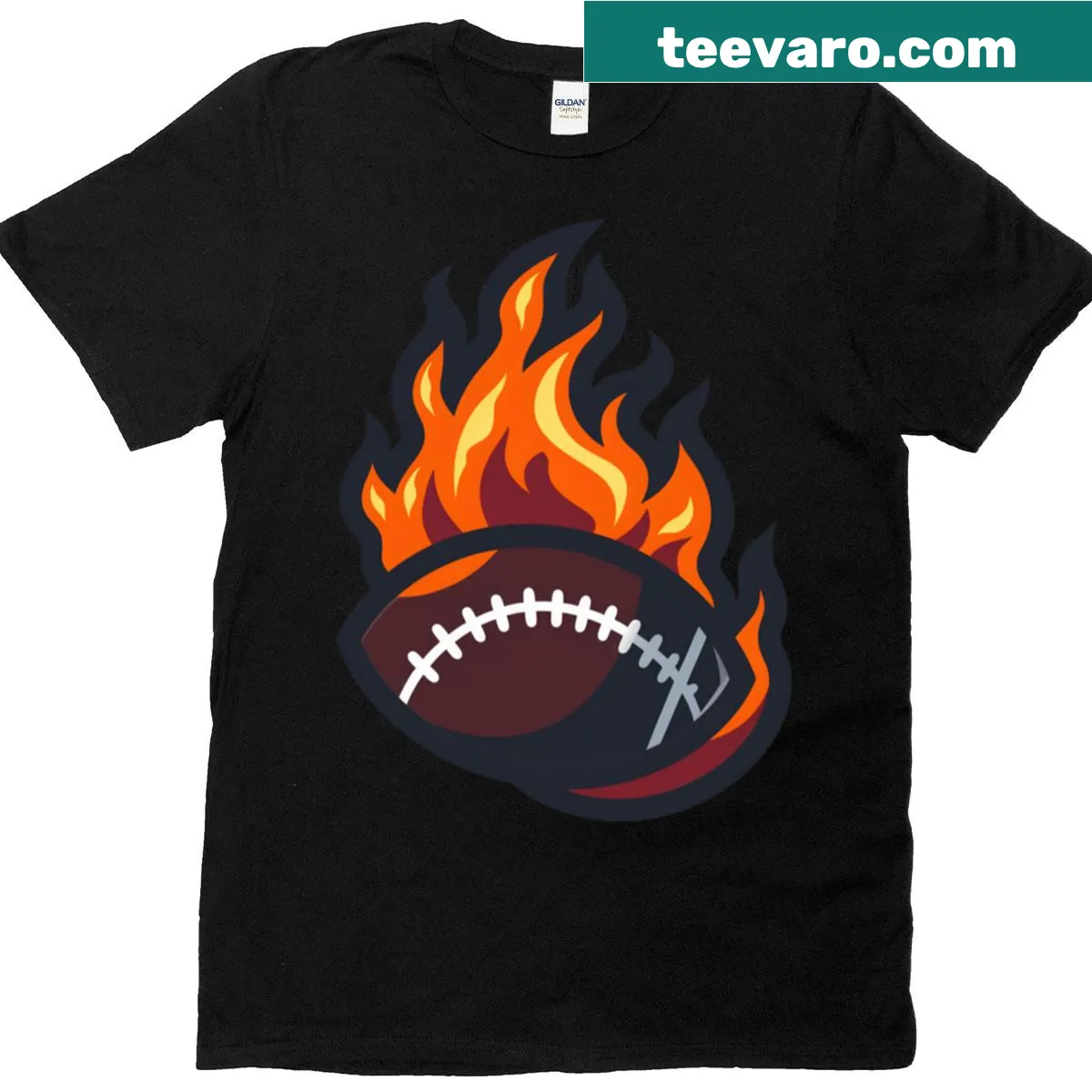 Oversized T-shirt with playful 'overheated ball' sports theme — on a men's t-shirt