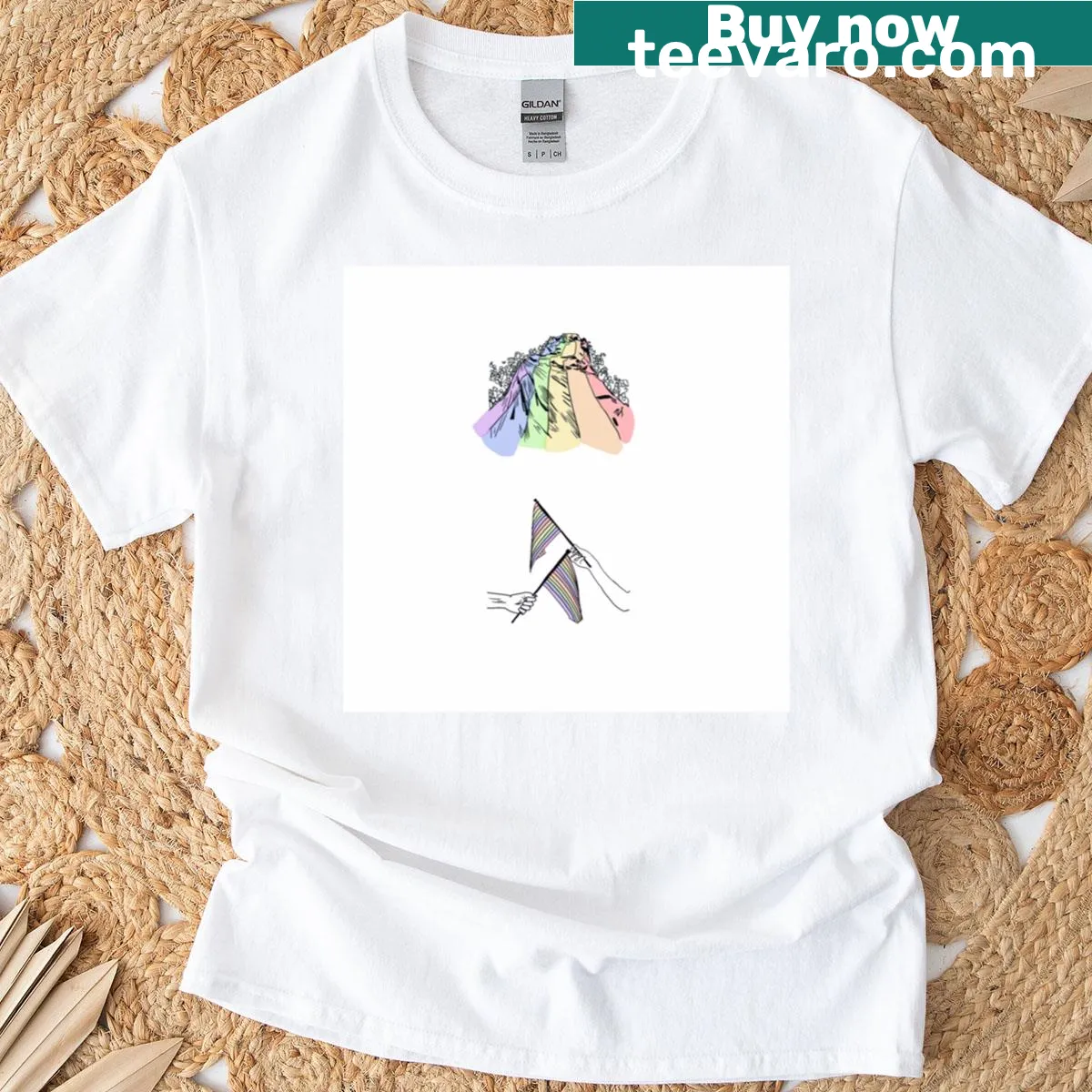 Premium T-shirt with a powerful message of love and acceptance — on a men's t-shirt