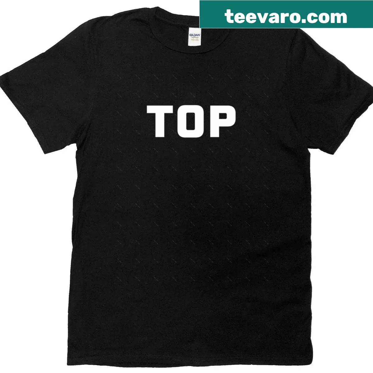 Oversized t-shirt with bold text expressing pride in being gay. — on a men's t-shirt