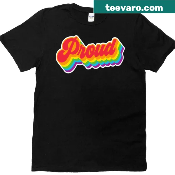 Bold Proud T-shirt with simple typography design