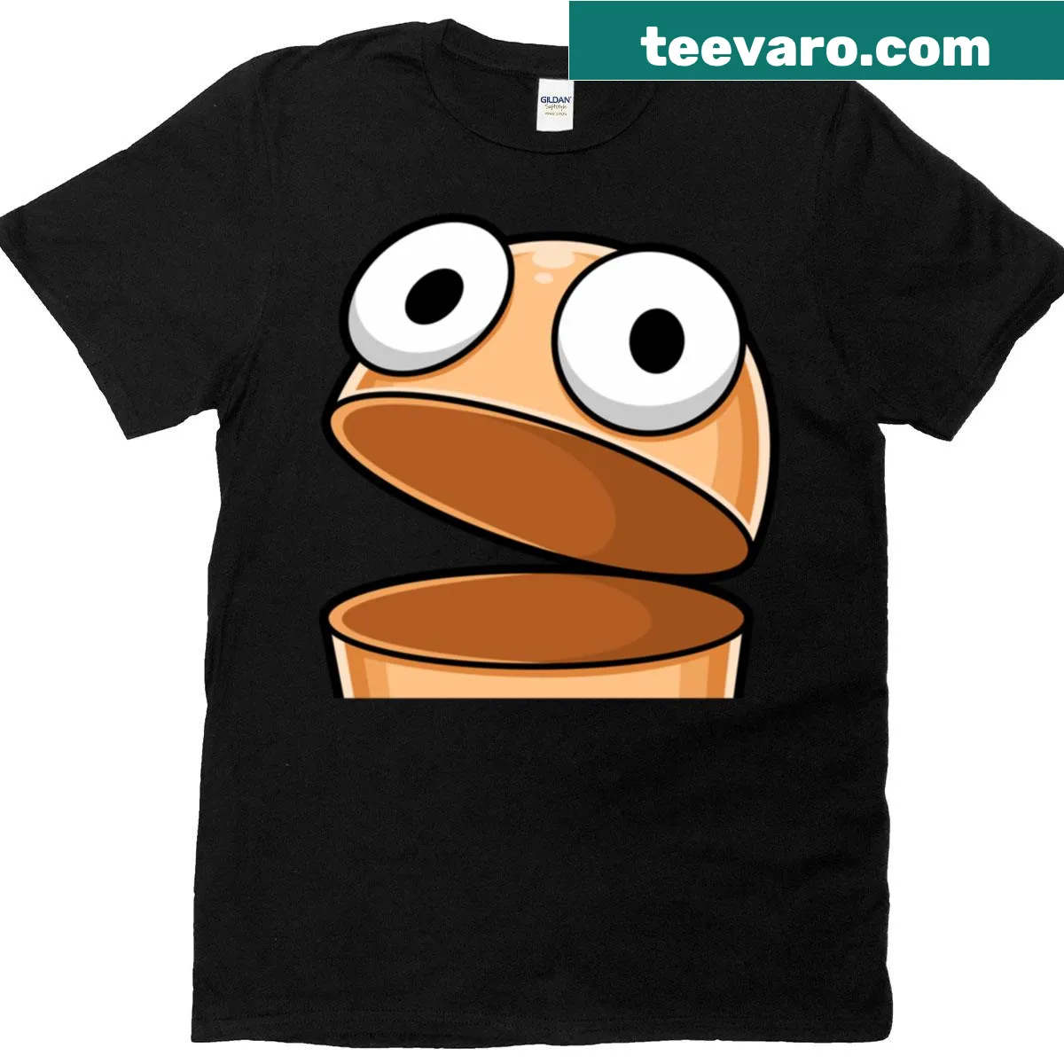 Illustrated character art from Repo Game on t-shirt — on a men's t-shirt