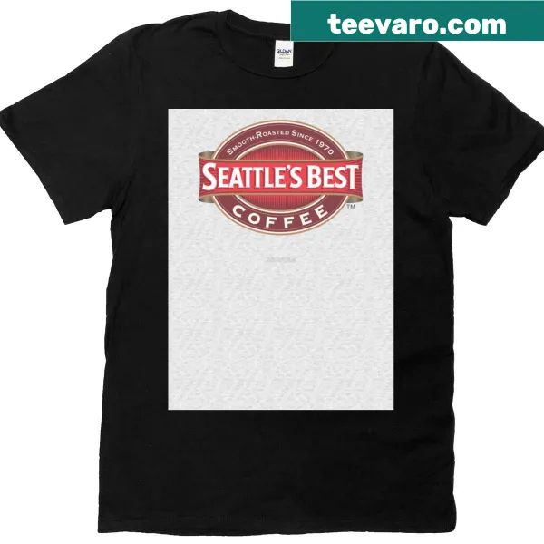 T-shirt featuring the text 'Seattle's Best Coffee' celebrating coffee culture