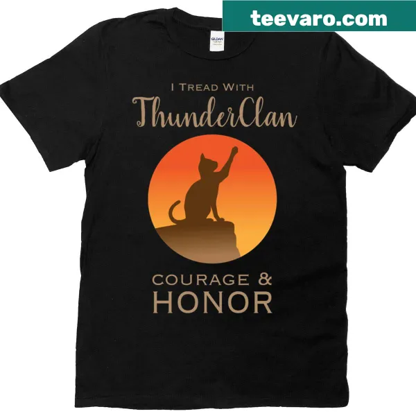 Fitted Thunderclan emblem t-shirt for fantasy fans.