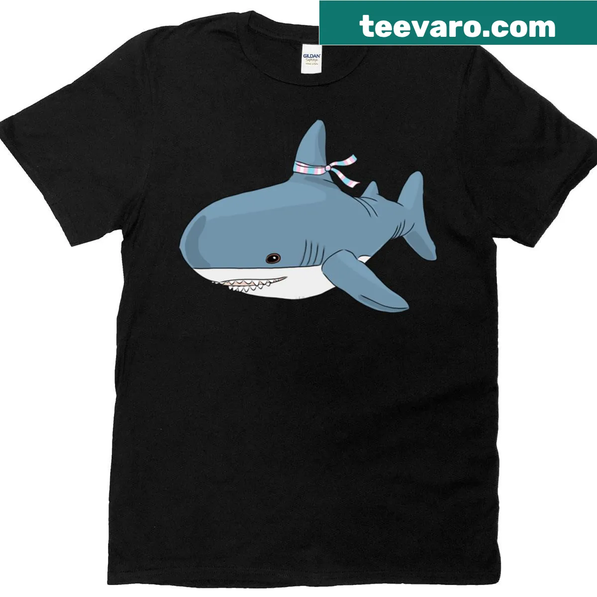 Supportive Trans Pride t-shirt with bold graphic — on a men's t-shirt