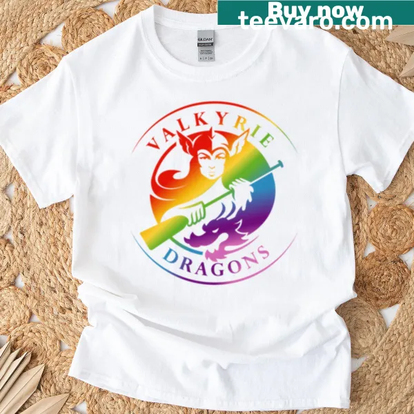 Valkyrie Pride circle logo T-shirt