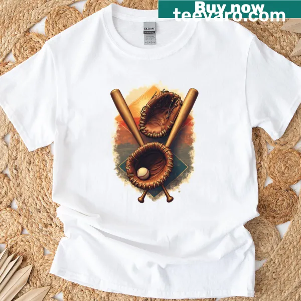 Vintage Baseball design on a T-shirt
