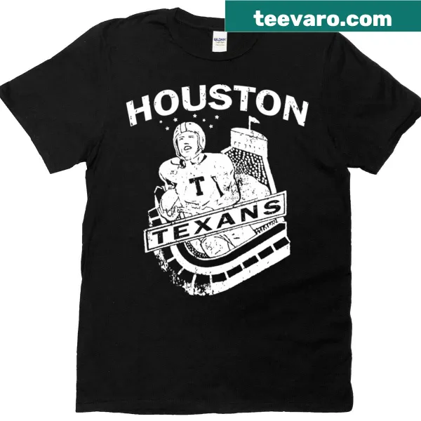 Vintage Houston Texans t-shirt featuring a classic logo