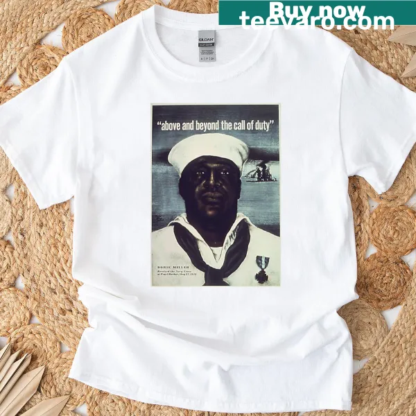 Vintage war poster inspired t-shirt with bold typography
