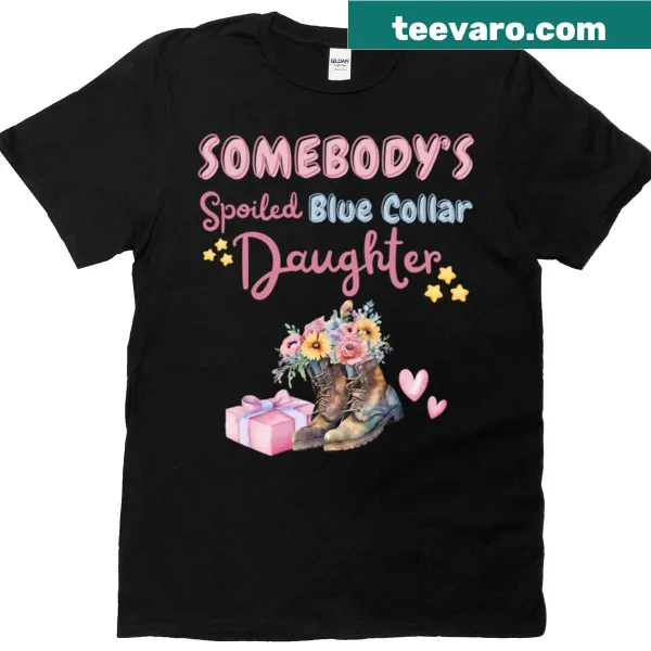 Cute T-shirt for kids with the phrase 'Somebodys Spoiled'
