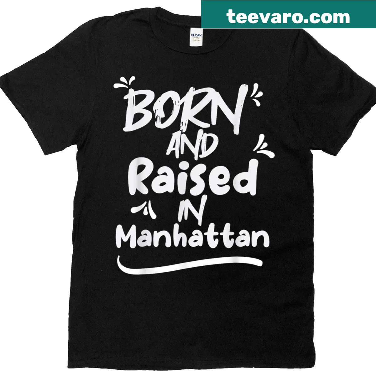 Illustration of NYC skyline for Fourth of July on a t-shirt — on a men's t-shirt