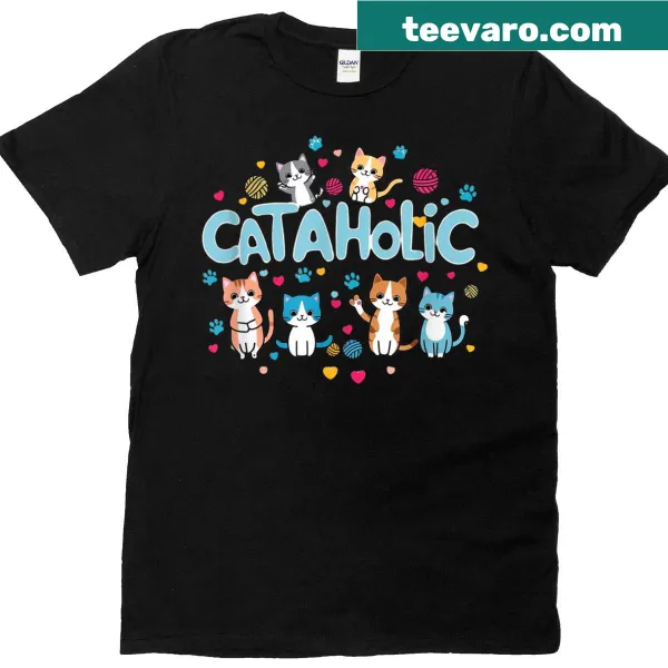 Adorable kitten graphic T-shirt for cat lovers