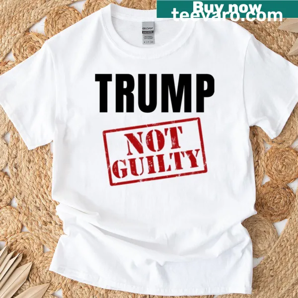 Donald Trump Not Guilty Mug Shot T-shirt with text and graphic