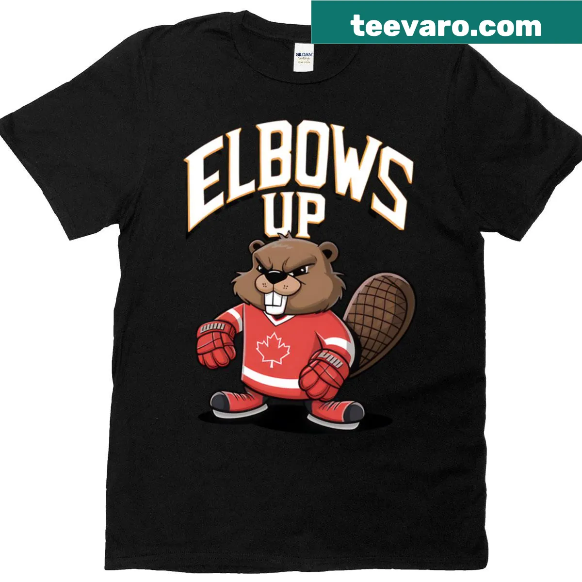 Playful Canadanever 51 T-shirt with humorous text — on a men's t-shirt
