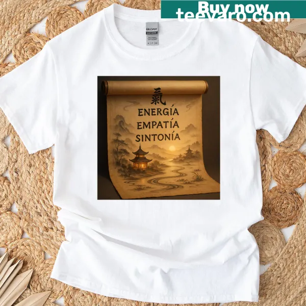 Illustrated landscape oversized t-shirt