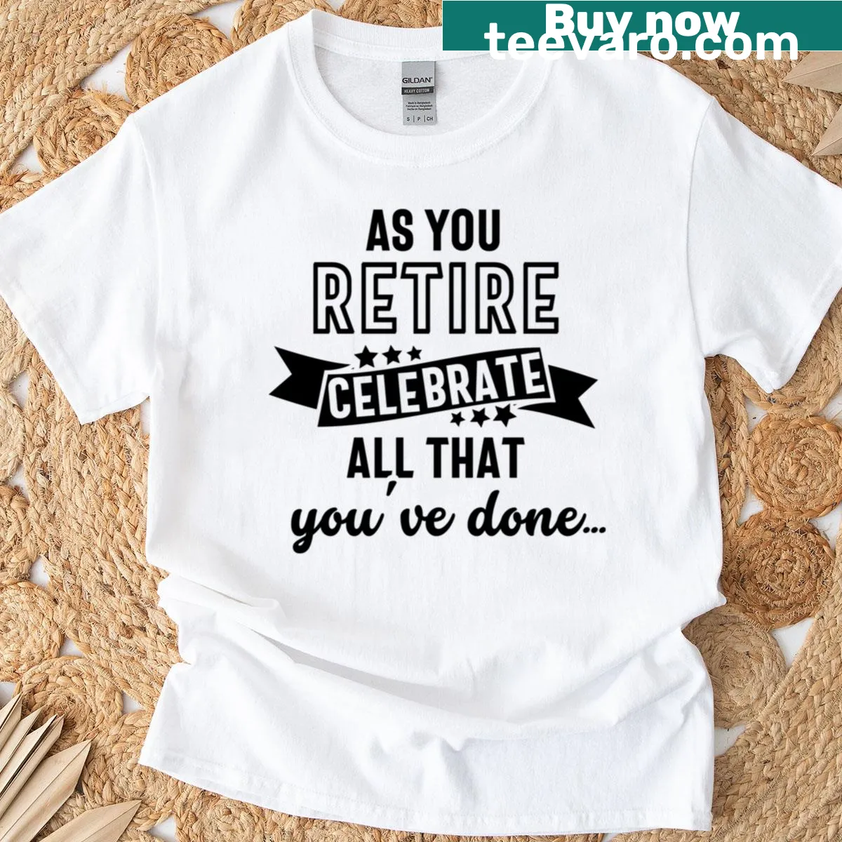 Humorous retirement saying T-shirt for newly retired individuals — on a men's t-shirt