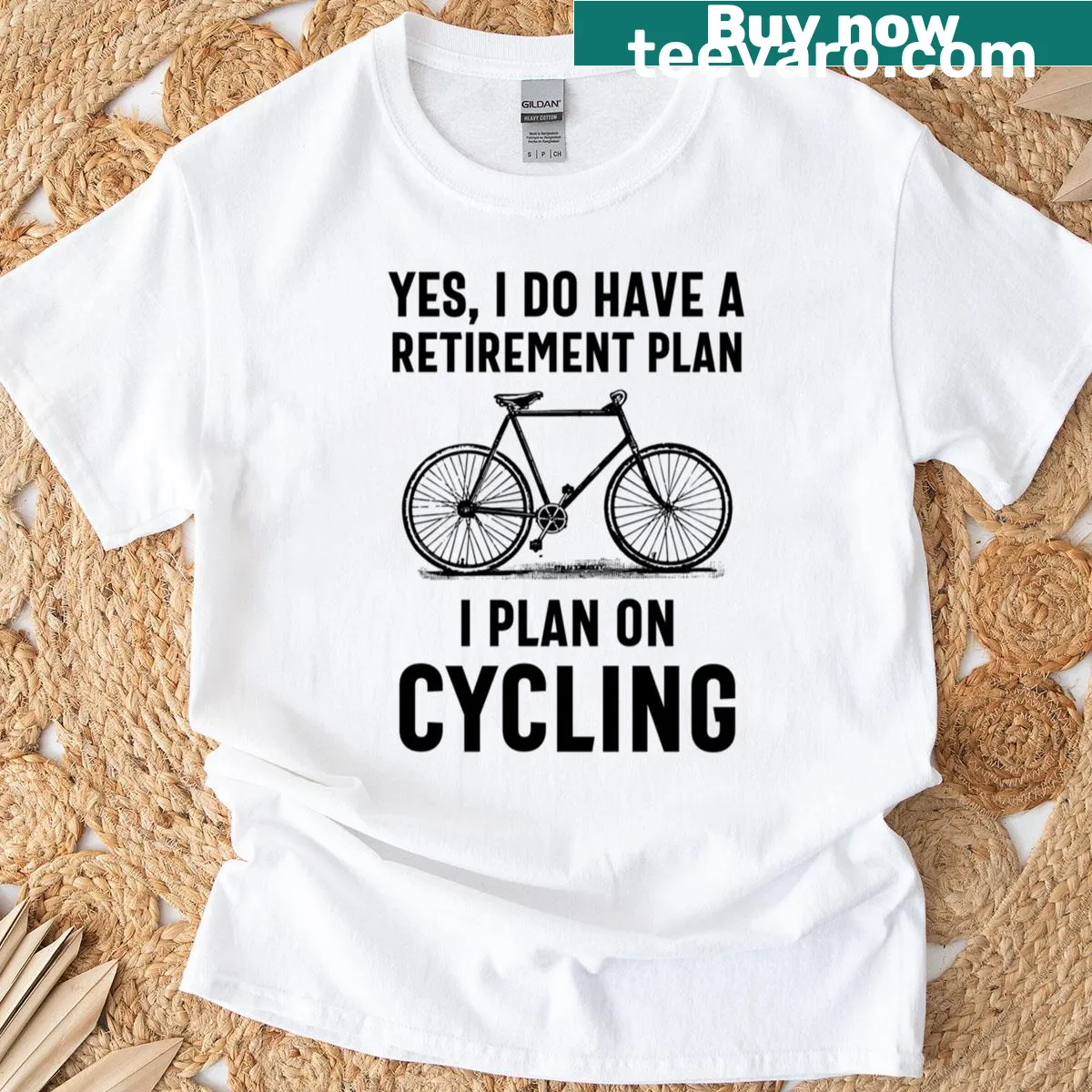 Funny retirement saying t-shirt for newly retired individuals — on a men's t-shirt