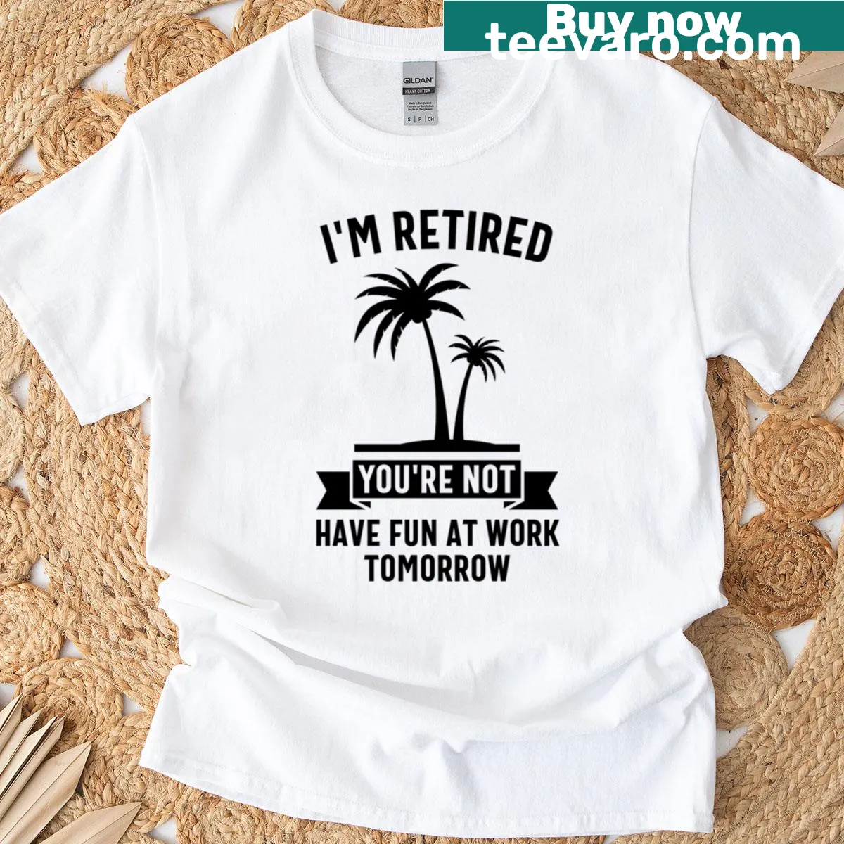 Witty retirement saying T-shirt for newly retired individuals — on a men's t-shirt