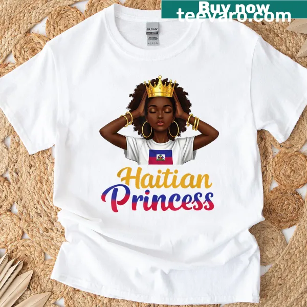 Haitian Independence t-shirt featuring the flag design