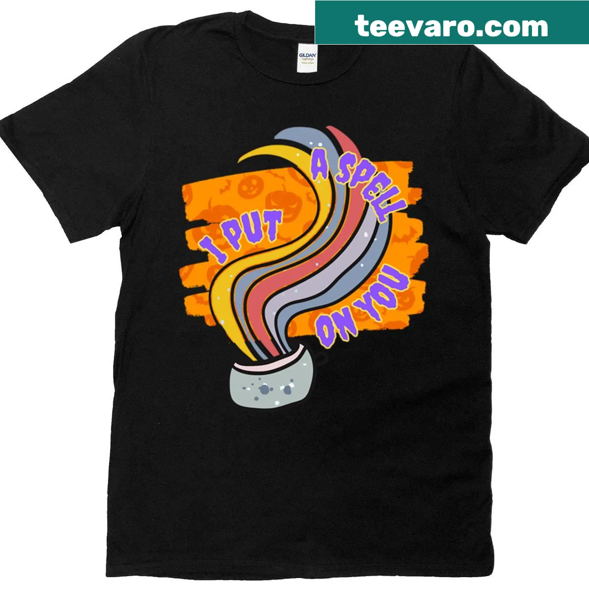 Playful magical phrase T-shirt — on a men's t-shirt