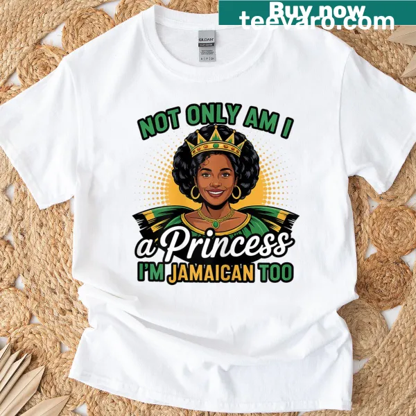 Empowering T-shirt featuring 'Melanin Princess' and afro queen illustration