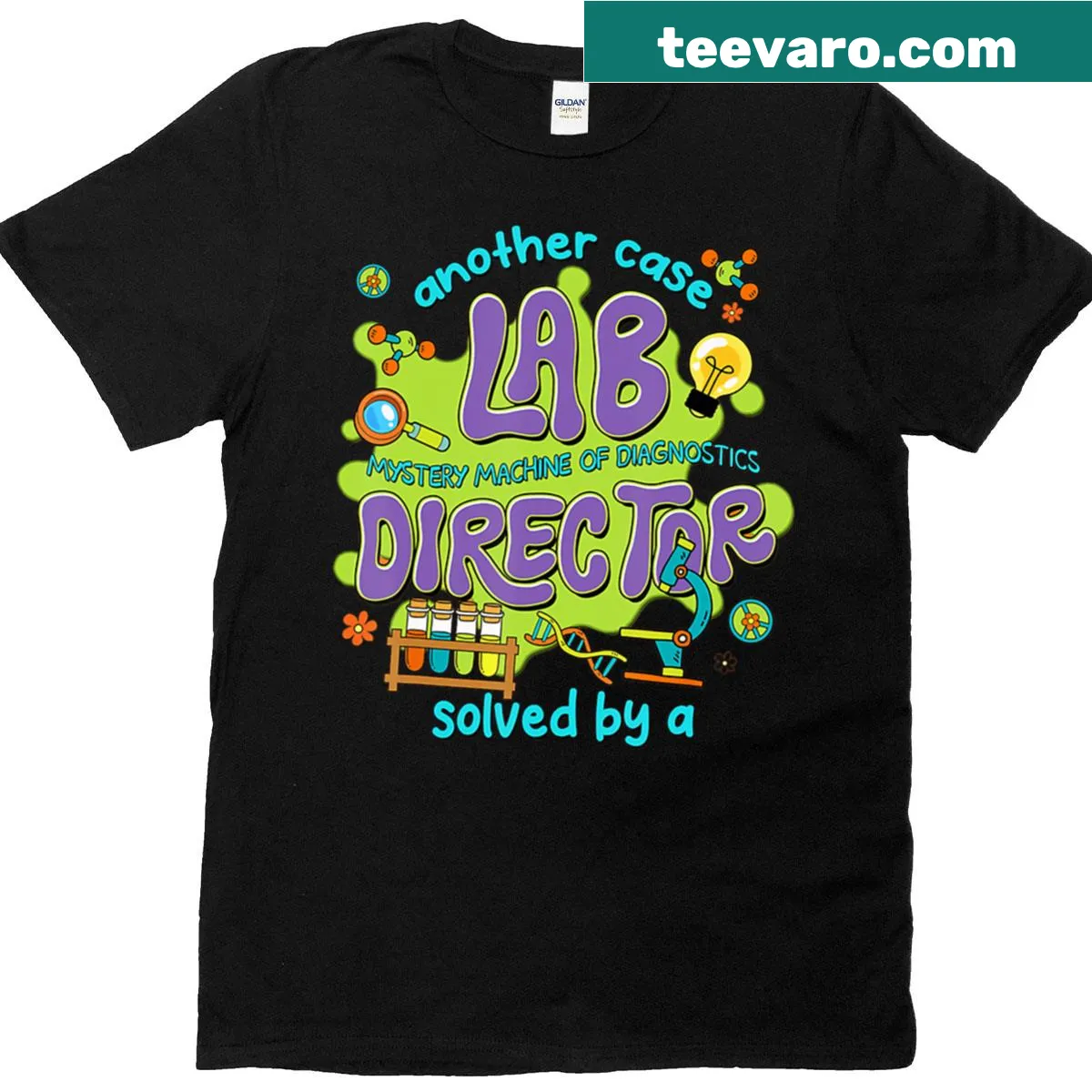 T-shirt with 'Lab Manager Supervisor Director Lab Week 2025' text — on a men's t-shirt