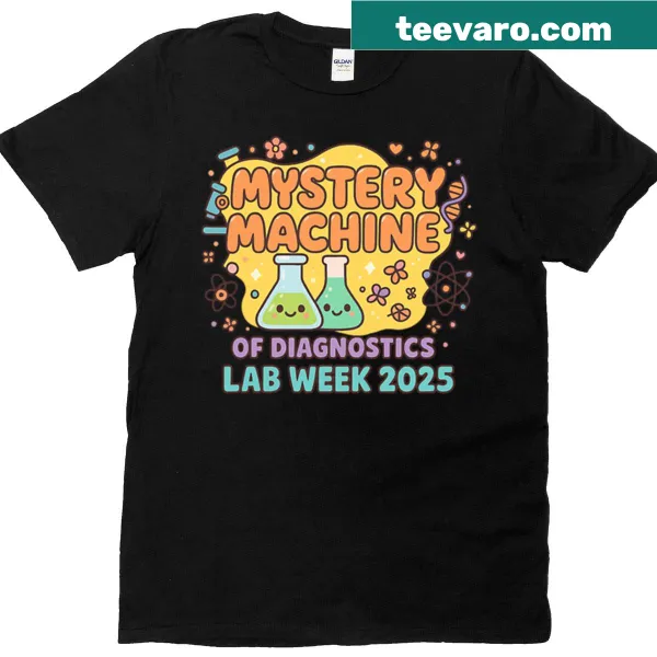 Bunny-themed T-shirt for lab assistants with 'Bunnies Lab Team' text