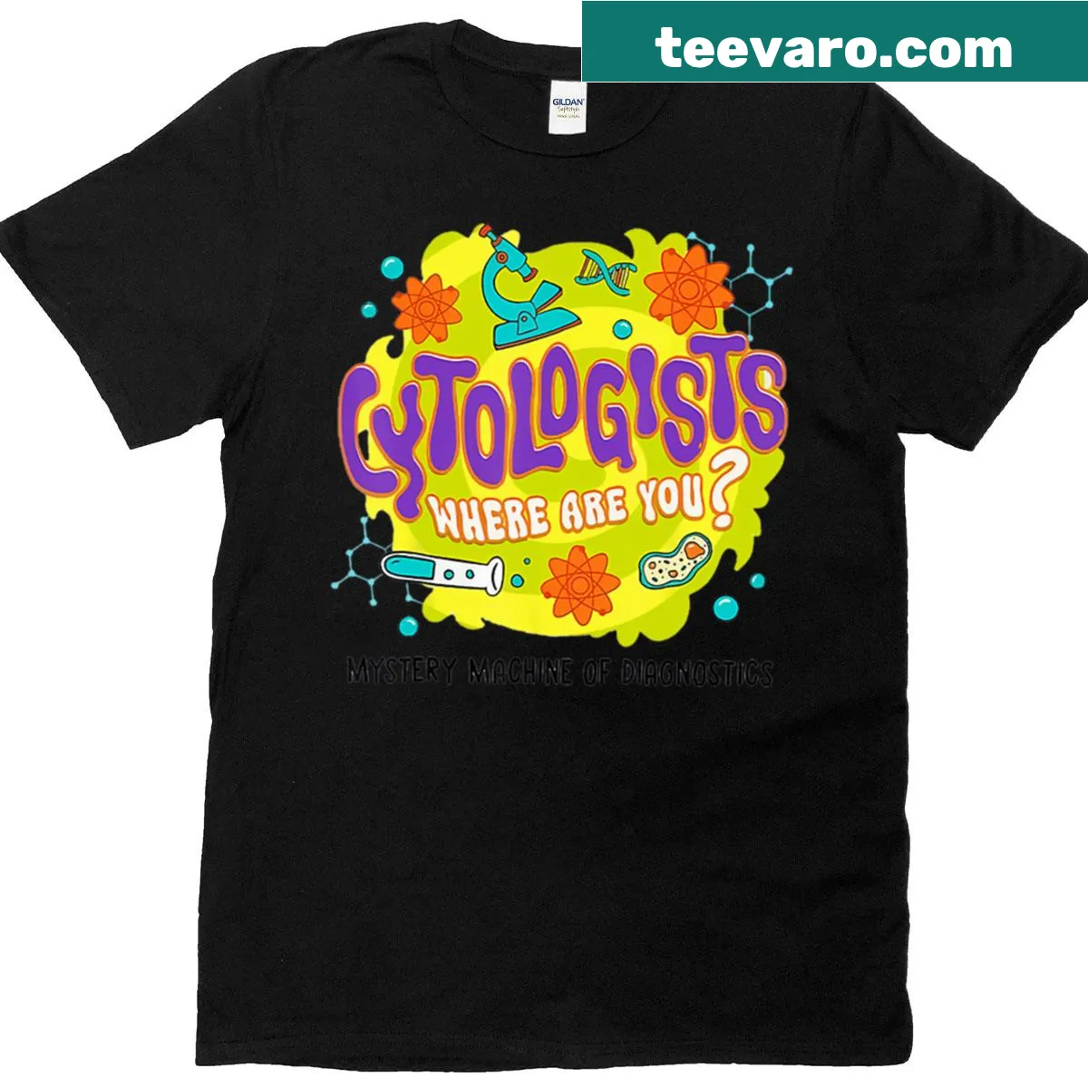 Cytologists Team T-shirt for Lab Week 2025 with professional theme — on a men's t-shirt
