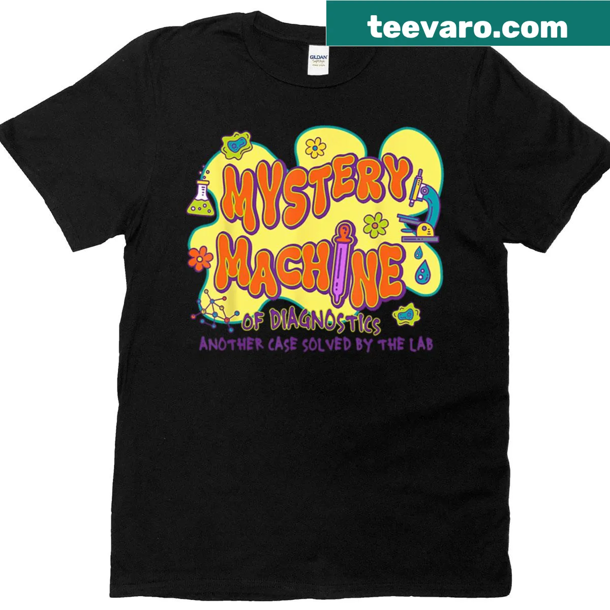 T-shirt celebrating lab techs for Lab Week 2025 — on a men's t-shirt